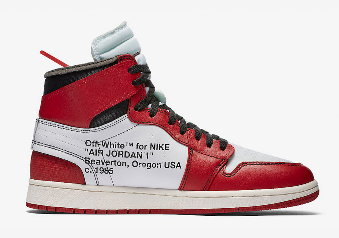 Air Jordan 1 Chicago X Off White  ' The 10 Ten ' (2017)