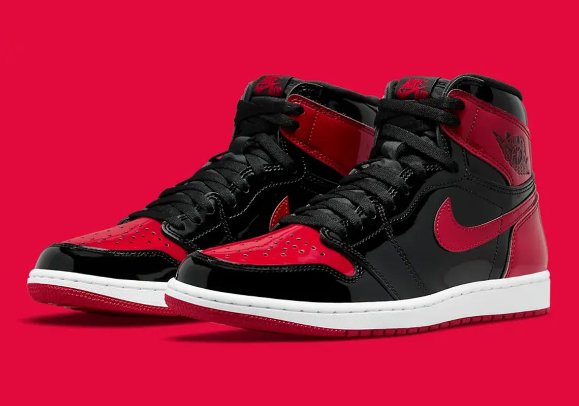 Air Jordan 1 Retro High OG ' Bred Patent ' (2021)