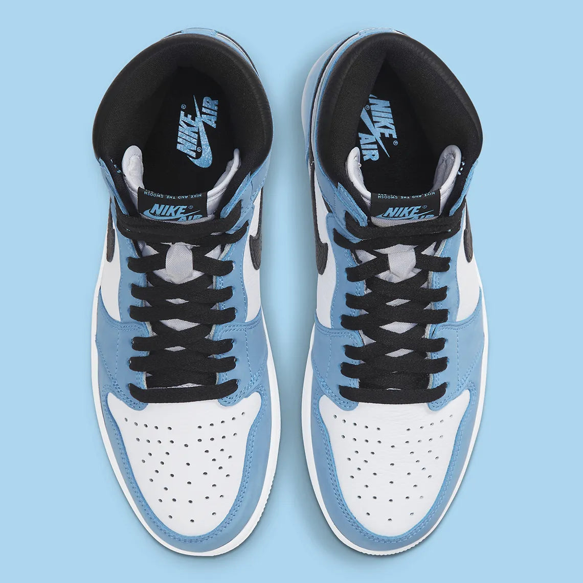 Air Jordan 1 Retro High ' White University Blue ' (2021)