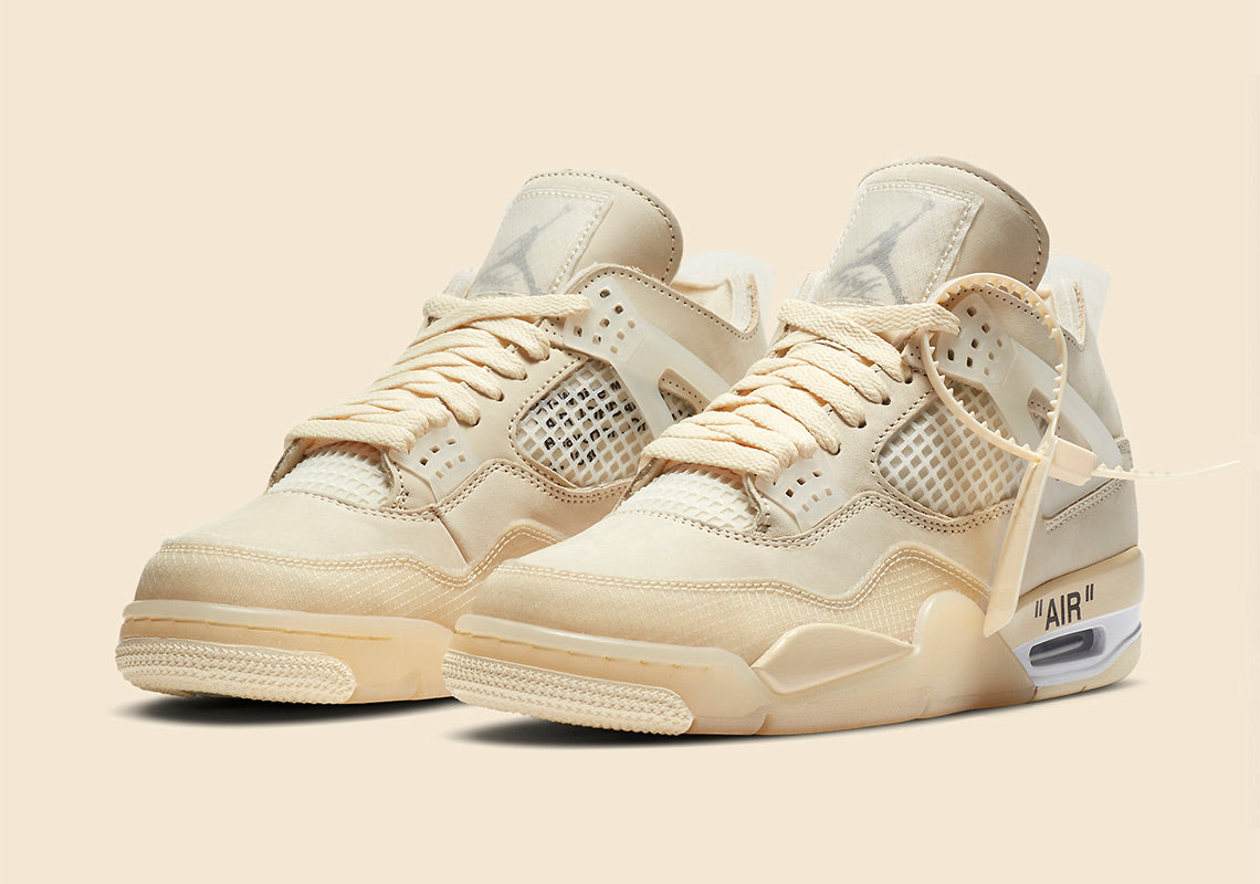 Air Jordan 4 X Off-White ' Sail ' (2020)