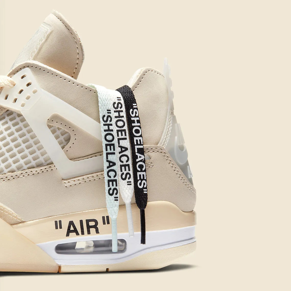 Air Jordan 4 X Off-White ' Sail ' (2020)