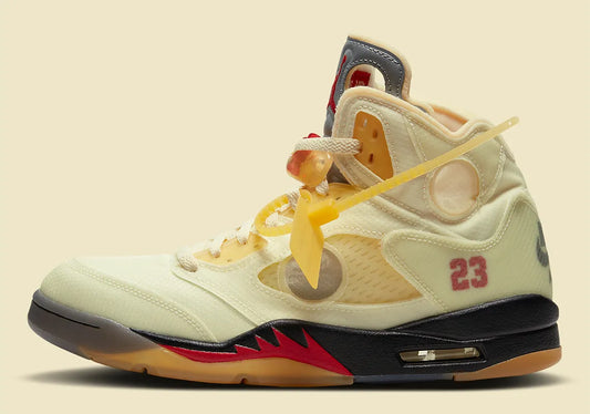 Air Jordan 5 Retro X Off-White ' Sail ' (2020)