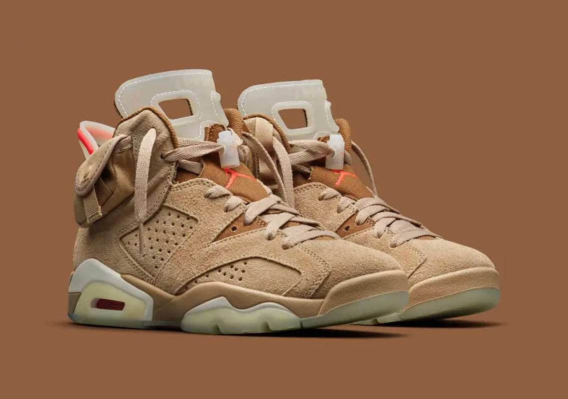 Travis Scott x Air Jordan Retro 6 ' British Khaki ' (2021)