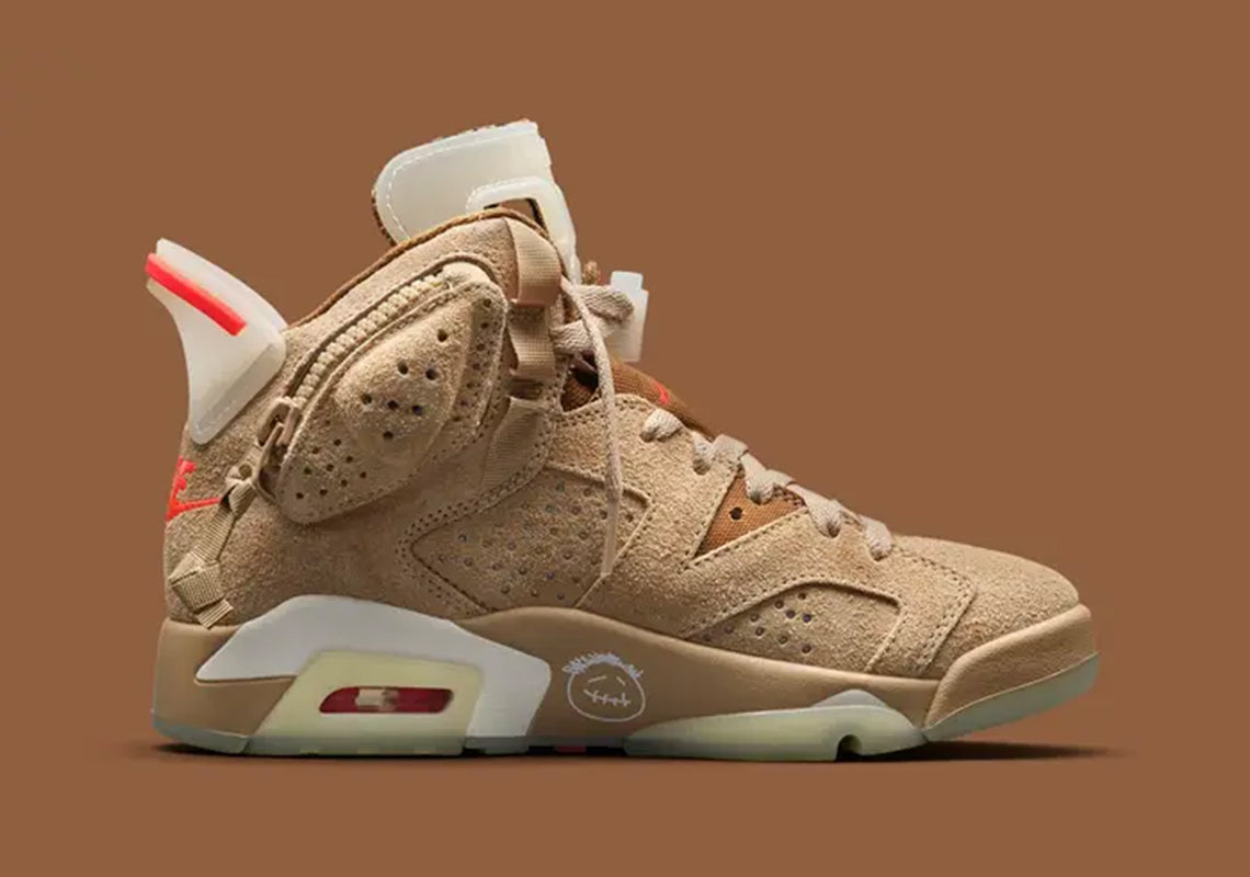 Travis Scott x Air Jordan Retro 6 ' British Khaki ' (2021)