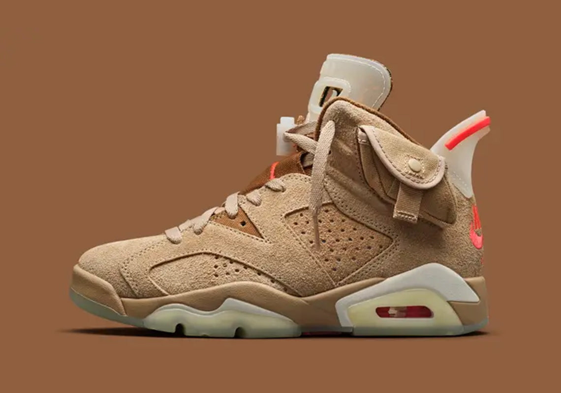 Travis Scott x Air Jordan Retro 6 ' British Khaki ' (2021)