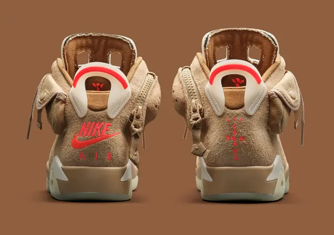 Travis Scott x Air Jordan Retro 6 ' British Khaki ' (2021)