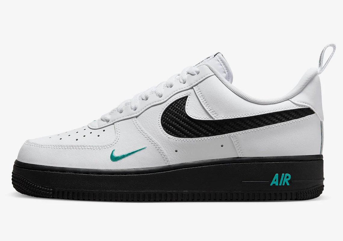 Nike Air Force 1 Low White Black Teal ' Tiffany ' (2022)