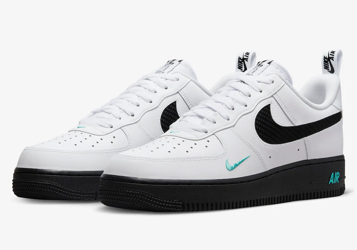 Nike Air Force 1 Low White Black Teal ' Tiffany ' (2022)